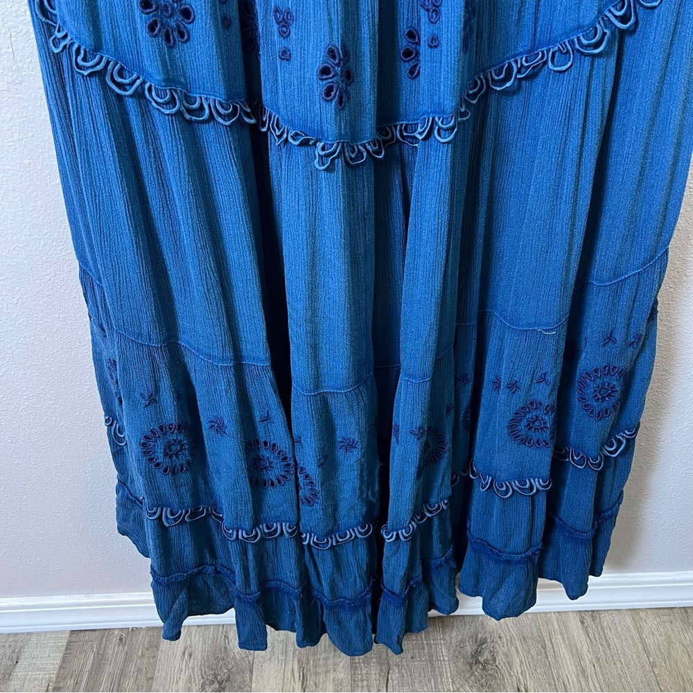 Free People Blue Maxi Dress - Picture 9 of 16